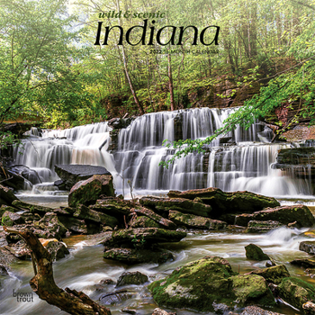 Indiana Wild & Scenic 2022 12 x 12 Inch Monthly Square Wall Calendar, USA United States of America Midwest State Nature