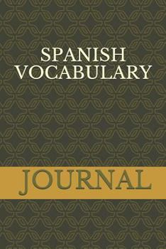 Paperback Spanish: Vocabulary Journal Book