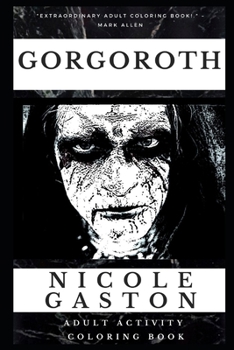 Paperback Gorgoroth Adult Activity Coloring Book