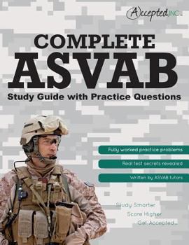 Paperback ASVAB Prep Book: Complete Study Guide with Practice Test Questions Book