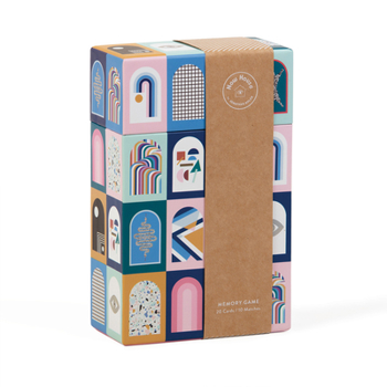Galison Now House by Jonathan Adler Memory Game, 20 Cards/10 Matches – Perfect for Game Night – Featuring 10 Vibrant Designs from The Now House Collection