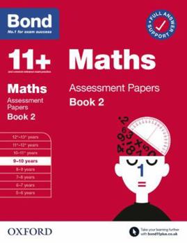 Paperback Bond 11+ Maths Assessment Papers 9-10 Years Book 2 (Bond: Assessment Papers) Book