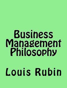 Paperback Business Management Philosophy Book