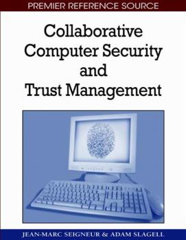 Hardcover Collaborative Computer Security and Trust Management Book