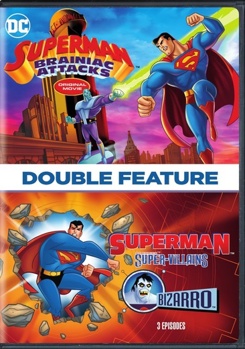 DVD Superman: Brainiac Attacks / Superman Super-Villains: Bizarro Book