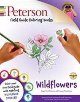 Paperback Peterson Field Guide Coloring Books: Wildflowers [With Sticker(s)] Book