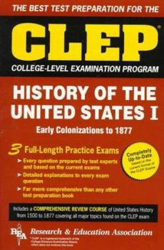 Paperback CLEP History of the United States I Book