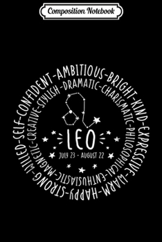 Composition Notebook: Leo Zodiac - Leo Constellation & Leo Sign  Journal/Notebook Blank Lined Ruled 6x9 100 Pages