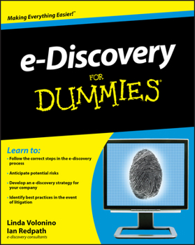 Paperback e-Discovery For Dummies Book