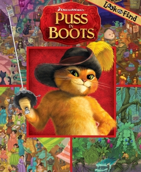 Hardcover Puss in Boots (Look & Find) Book