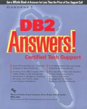 Paperback DB2 Answers! Certified Tech Support Book