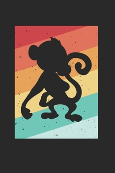 Affe �ffchen Notizbuch: Affe �ffchen Notizbuch f�r Liebhaber / Notizheft / Notizblock A5 (6x9in) Dotted Notebook / Punkteraster / 120 gepunktete Seiten