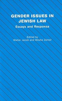 Paperback Gender Issues in Jewish Law: Essays and Responsa Book