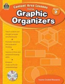 Paperback Content Area Lessons Using Graphic Organizers, Grade 2 Book