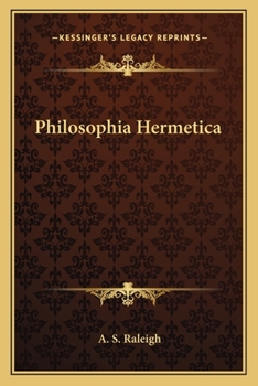 Paperback Philosophia Hermetica Book