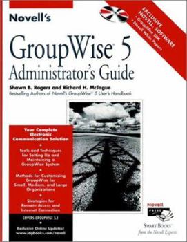 Paperback Novell's Groupwise 5 Administrator's Guide Book