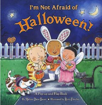 Hardcover I'm Not Afraid of Halloween!: A Pop-Up and Flap Book