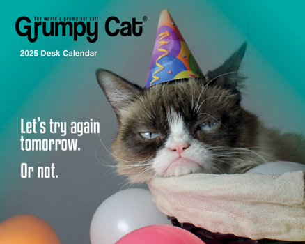 Calendar 2025 Grumpy Cat Boxed Calendar: Plastic Free Packaging Book