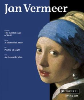 Paperback Jan Vermeer: Living Art Book