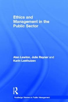 Hardcover Ethics and Management in the Public Sector Book