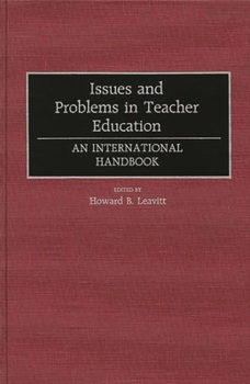 Hardcover Issues and Problems in Teacher Education: An International Handbook Book