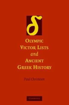 Hardcover Olympic Victor Lists and Ancient Greek History Book