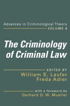 Paperback The Criminology of Criminal Law Book
