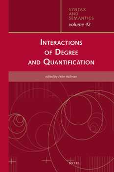 Hardcover Interactions of Degree and Quantification Book