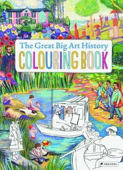 Paperback The Great Big Art History Colouring Book