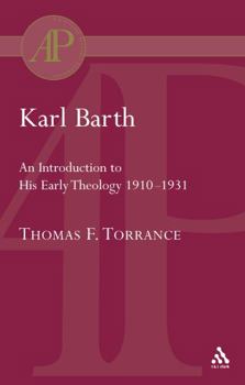 Paperback Karl Barth: Introduction to Early Theology Book