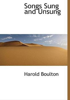 Paperback Songs Sung and Unsung Book