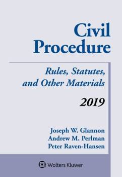 Paperback Civil Procedure: Rules, Statutes, and Other Materials, 2019 Supplement Book