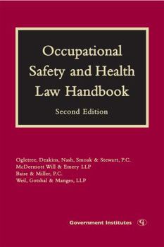 Hardcover Occupational Safety and Health Law Handbook Book