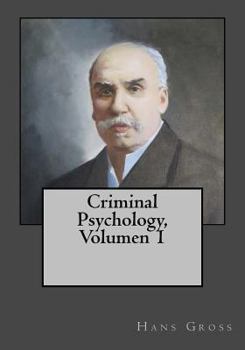 Paperback Criminal Psychology, Volumen 1 Book