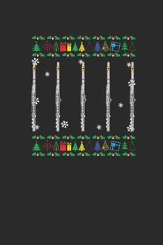 Paperback Christmas Flute: Graph Paper Notebook (6" x 9" - 120 pages) Christmas Themed Notebook for Daily Journal, Diary, and Gift Book