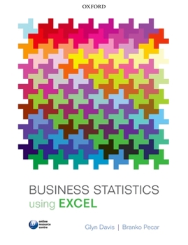Paperback Business Statistics Using Excel Book