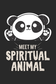 Paperback Meet my spiritual animal panda: Calendar, weekly planner, diary, notebook, book 105 pages in softcover. One week on one double page. For all appointme Book