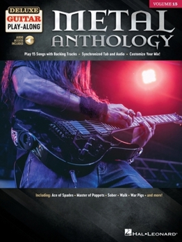 Misc. Metal Anthology: Deluxe Guitar Play-Along Volume 15 Book