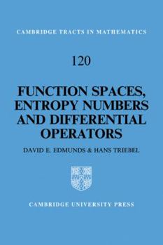 Function Spaces, Entropy Numbers, Differential Operators - Book #120 of the Cambridge Tracts in Mathematics