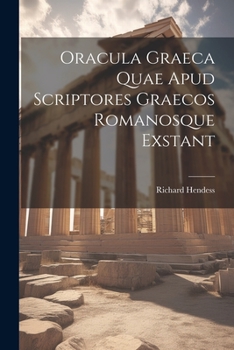 Paperback Oracula Graeca Quae Apud Scriptores Graecos Romanosque Exstant [Latin] Book
