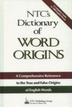 Hardcover NTC's Dictionary of Word Origins Book