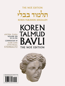 Koren Talmud Bavli V27b: Avoda Zara, Daf 22a Through Daf 40b, Noé Color PB, H/e