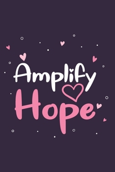 Amplify Hope GIFT IDEAS Creative Simple Color Notebook Gift for Girls with 120 Pages : Lifestyle Motivation Lined Notebook / Journal Gift, 6x9, Soft Cover, Matte Finish, BlushNotes