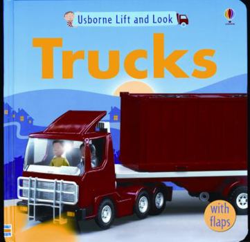 Board book Trucks Lift-And-Look Book