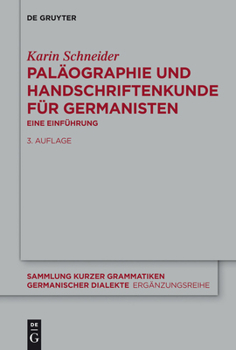 Paperback Paläographie Und Handschriftenkunde Für Germanisten: Eine Einführung [German] Book