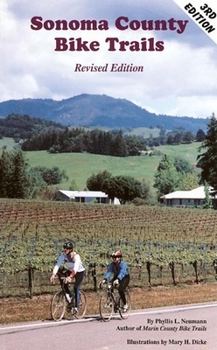 Paperback Sonoma County Bike Trails Book