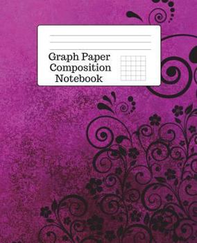 Paperback Graph Paper Composition Notebook: 5 Squares Per Inch - 100 Pages - 7.5 x 9.25 Inches - Paperback Book
