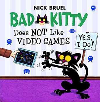 Paperback Bad Kitty Does Not Like Video Games: Includes Stickers Book