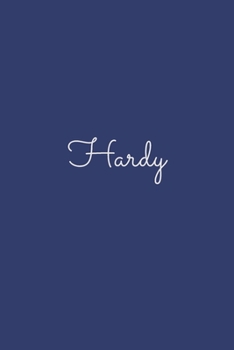 Hardy: notebook with the name on the cover, elegant, discreet, official notebook for notes, dot grid notebook,
