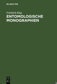 Hardcover Entomologische Monographien [German] Book